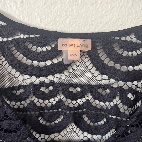 Bell sleeve lace beach coverup - Picture 2 of 7